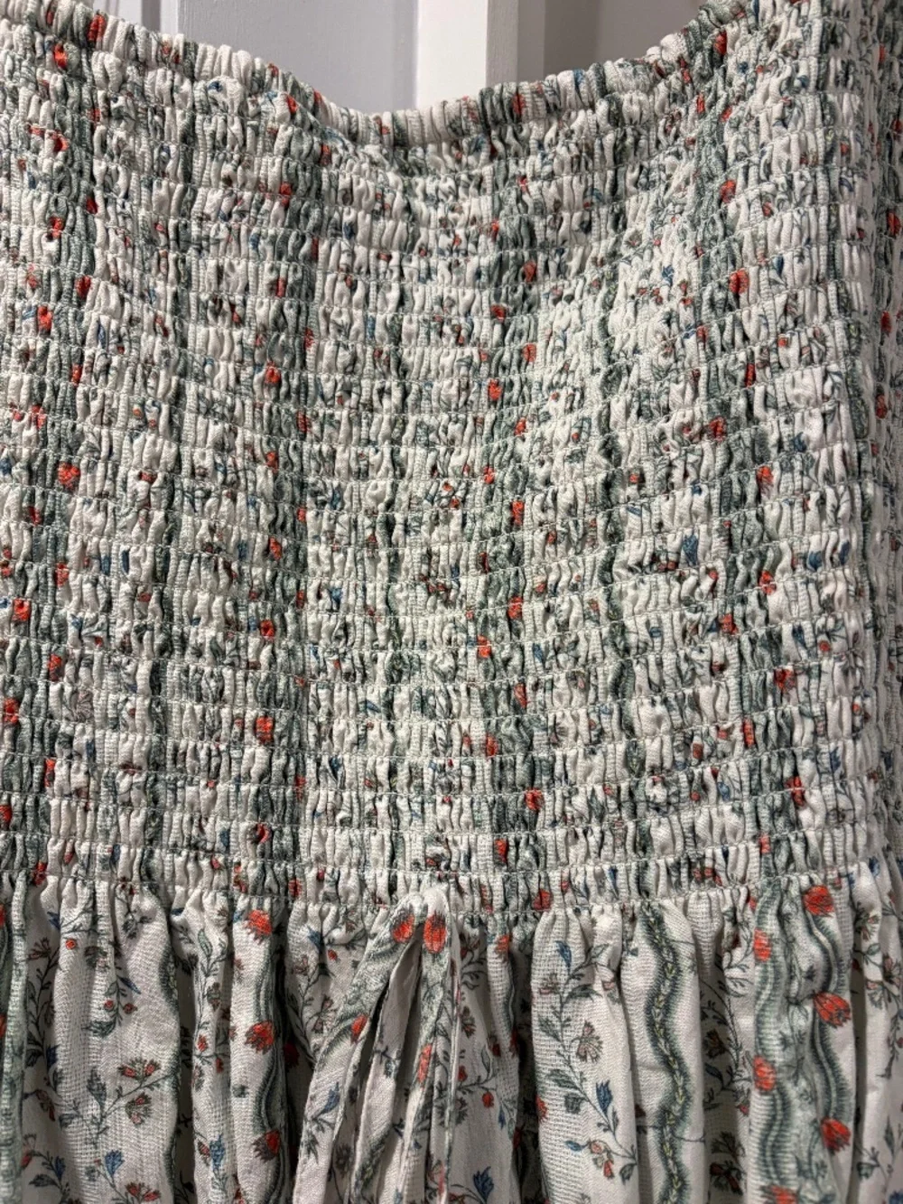 Hill House Home The Anita Nap Dress - Green Provence Floral - Picture 2 of 5